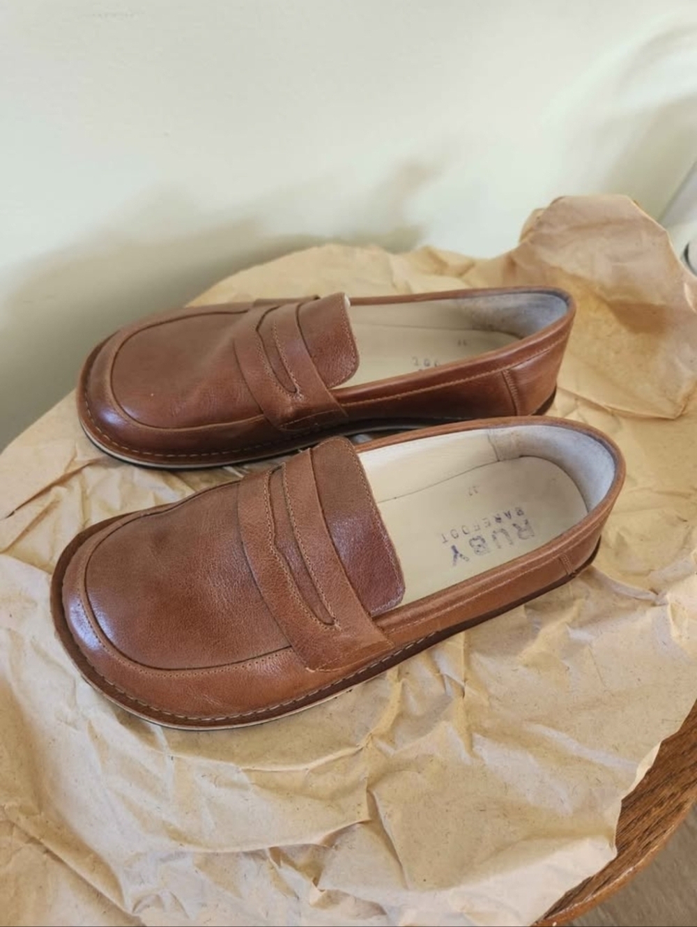 Barefoot Minimalist Women's Leather Loafers